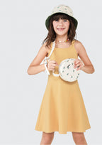 Vestido Alcinha Amarelo Hering Infantil - Feminino