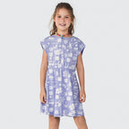 Vestido Curto Estampado Lilás Hering Infantil - Feminino