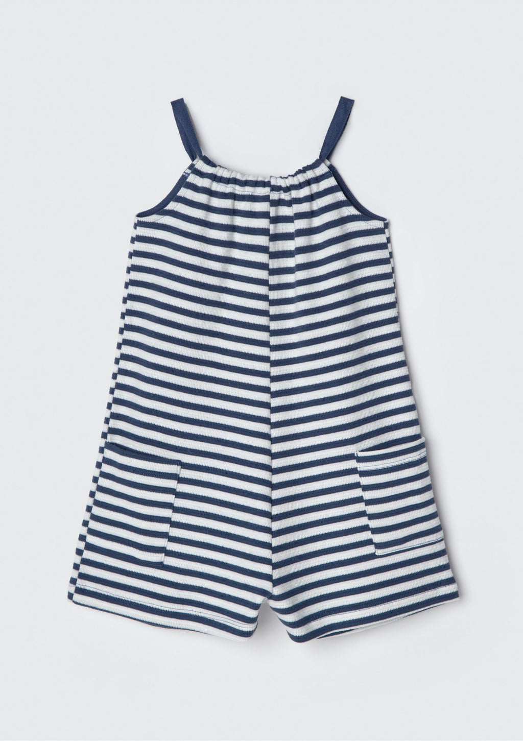 Macaquinho Curto Listrado Marinho Hering - Feminino