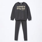 Conjunto Moletom Wellness Chumbo Hering - Feminino