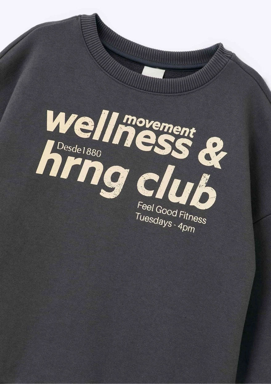 Conjunto Moletom Wellness Chumbo Hering - Feminino