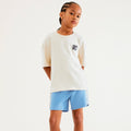 Conjunto Camiseta Manga Curta e Bermuda Hering Kids Estampado Masculino - Branco