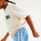 Conjunto Camiseta Manga Curta e Bermuda Hering Kids Estampado Masculino - Branco