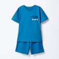 Conjunto Camiseta e Bermuda Hering Infantil Masculino - Azul