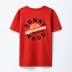 Conjunto Camiseta e Bermuda Hering Estampado Masculino - Vermelho