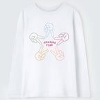 Camiseta Manga Longa Estampada Hering Infantil - Feminina