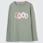 Camiseta Manga Longa Estampada Hering Infantil - Feminina