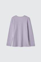 Blusinha Manga Longa Growing Lilás Hering Infantil - Feminina