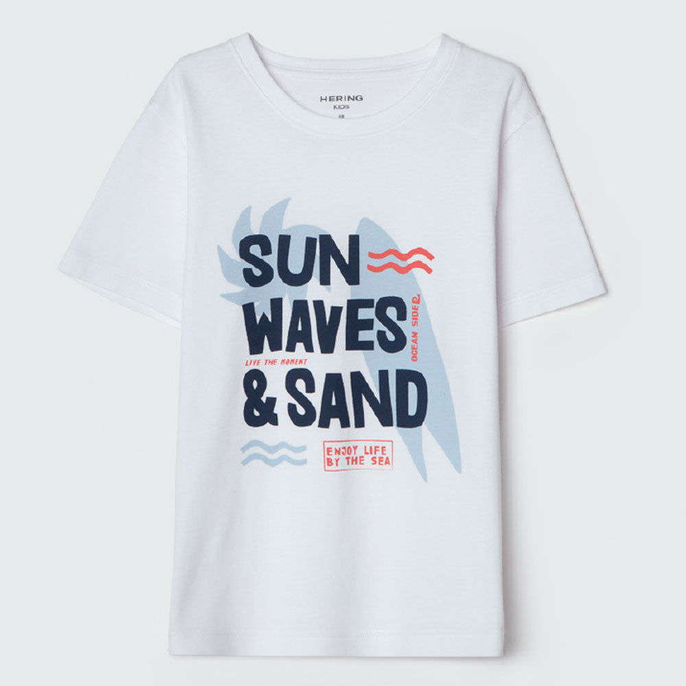 Camiseta Manga Curta Malha Sun Waves & Sand Hering - Masculino