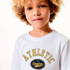 Camiseta Manga Curta Hering Kids Estampado Masculino - Branco