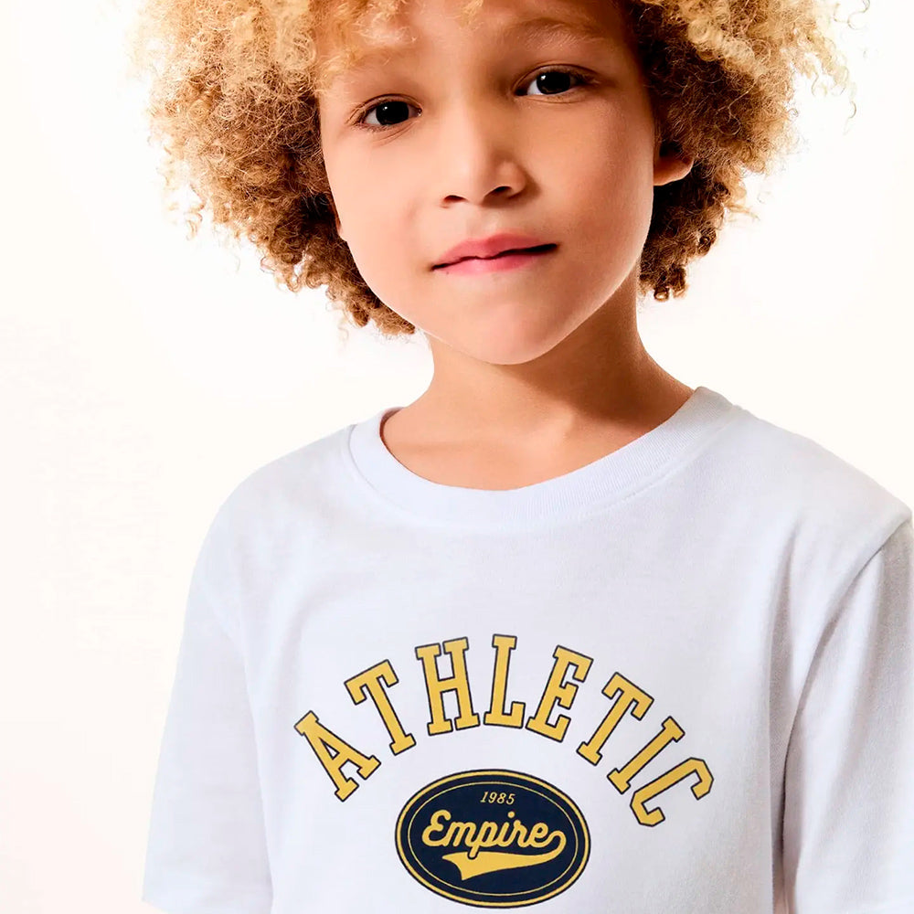 Camiseta Manga Curta Hering Kids Estampado Masculino - Branco