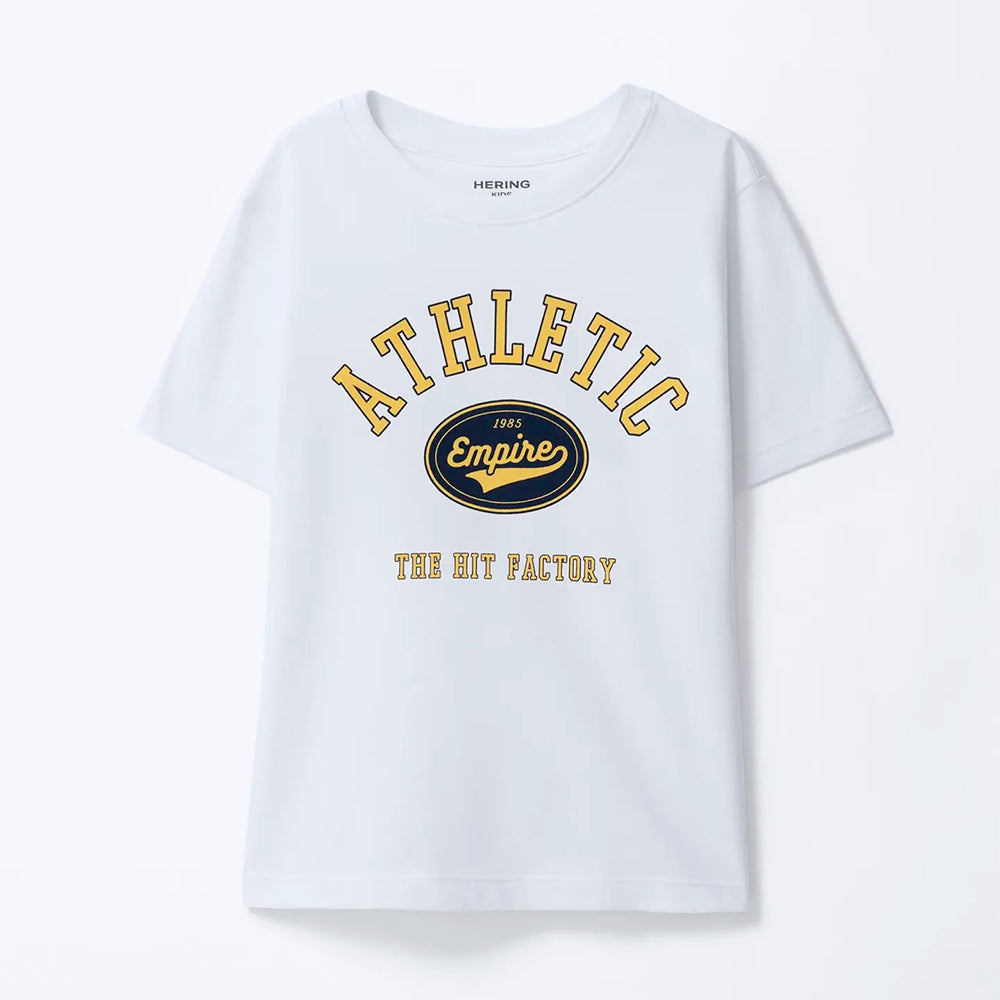 Camiseta Manga Curta Hering Kids Estampado Masculino - Branco