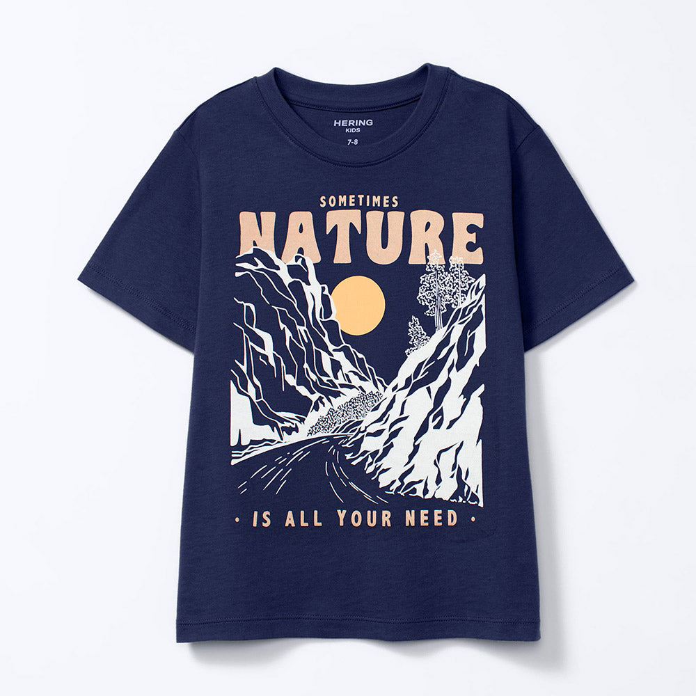 Camiseta Manga Curta Masculina Estampada Hering Infantil