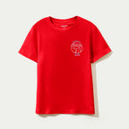 Camiseta Manga Curta Hering Kids Estampado Masculino - Vermelho