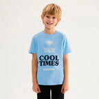 Camiseta Manga Curta Masculina Estampada Hering Infantil - Azul