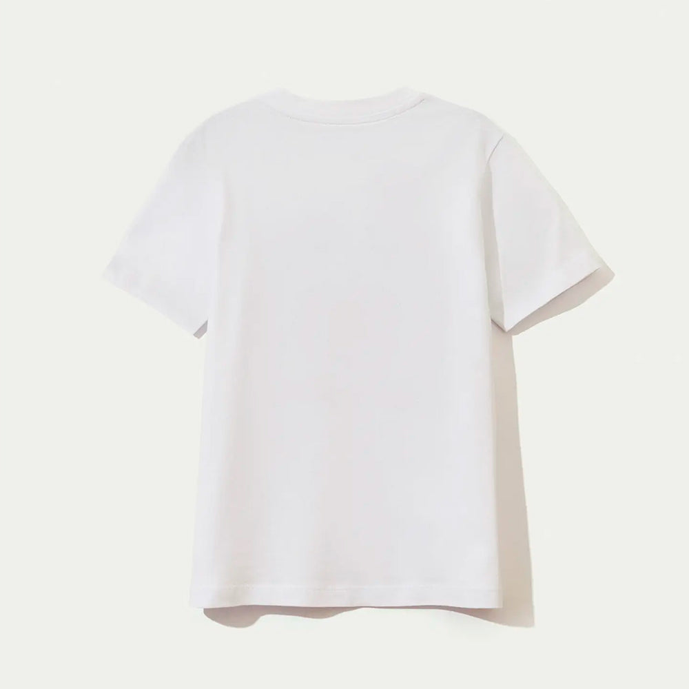 Camiseta Manga Curta Hering Kids Estampada Masculina - Branco