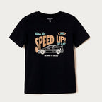 Camiseta Manga Curta Hering Kids Estampada Masculina - Preto