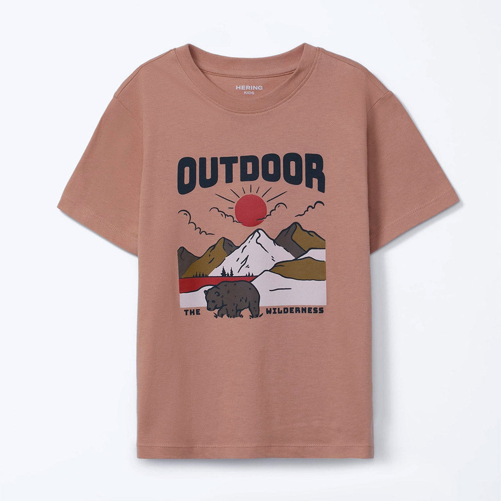 Camiseta Manga Curta Masculina Estampada Hering Infantil