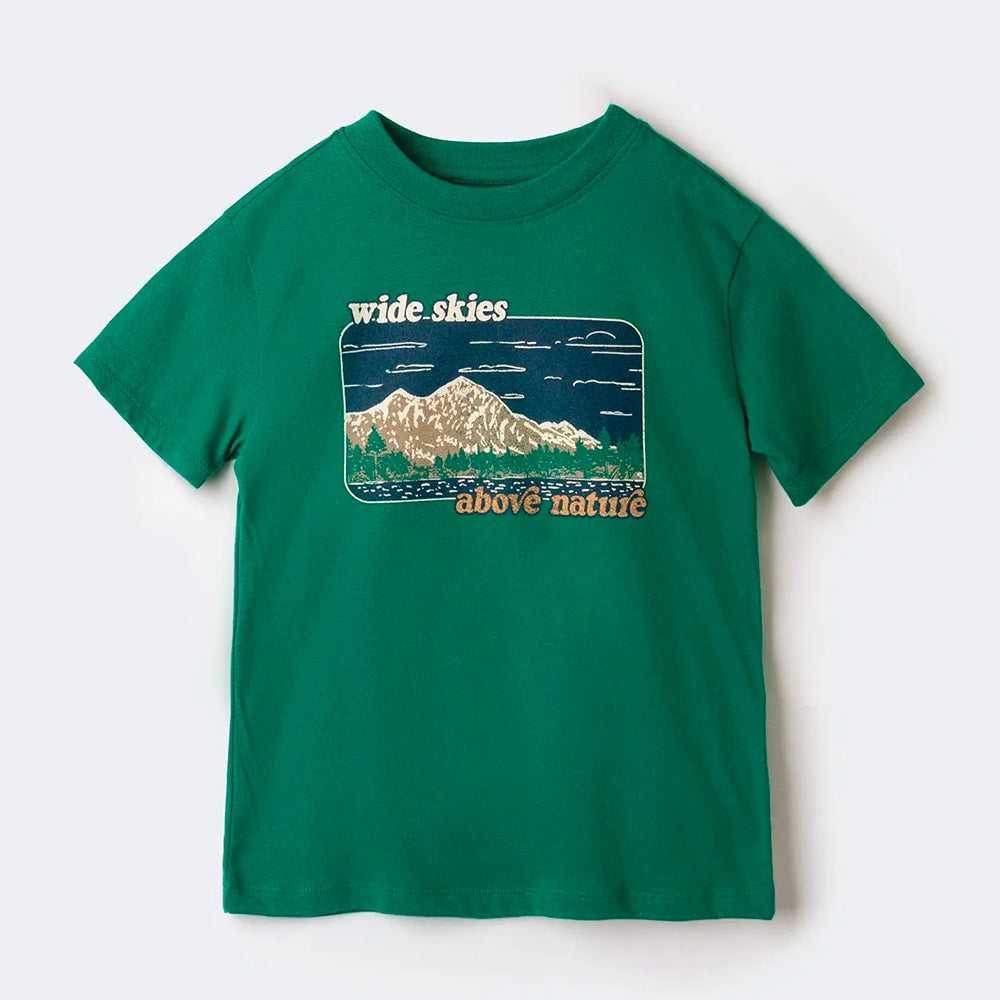 Camiseta Manga Curta Hering Kids Estampada Masculina - Verde