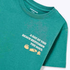 Camiseta Manga Curta Hering Kids Estampada Masculina - Verde