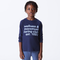 Camiseta Manga Longa Wellness Marinho Hering Infantil - Masculina