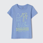 Camiseta Manga Curta Summer Azul Hering - Feminina