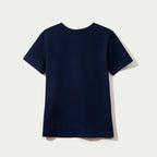 Camiseta Manga Curta Hering Infantil Cherry Fields Feminina - Azul
