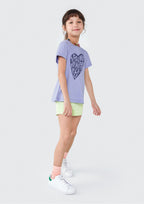 Camiseta Manga Curta I Found My Happy Place Roxa Hering - Feminina