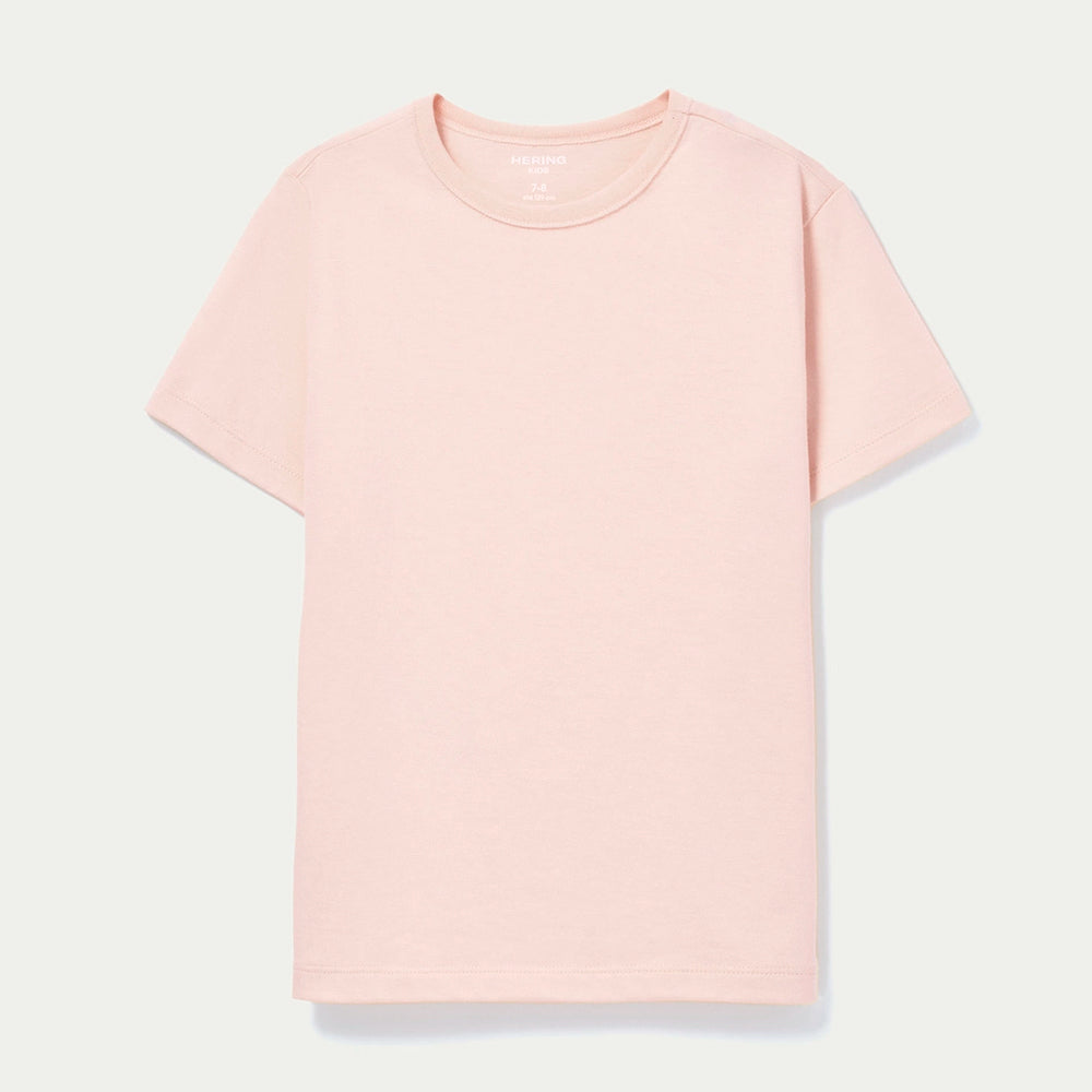 Camiseta Manga Curta Hering Infantil Unissex - Rosa