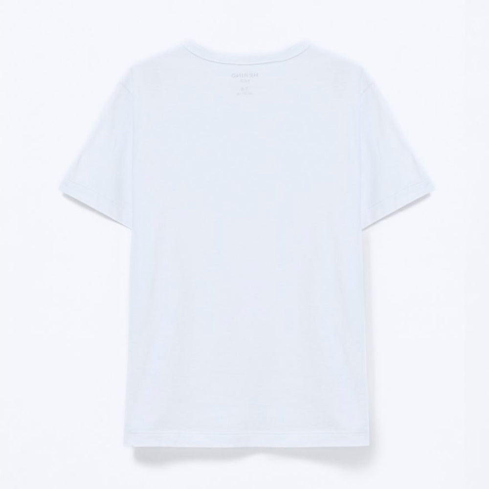 Camiseta Manga Curta Hering Unissex - Branca