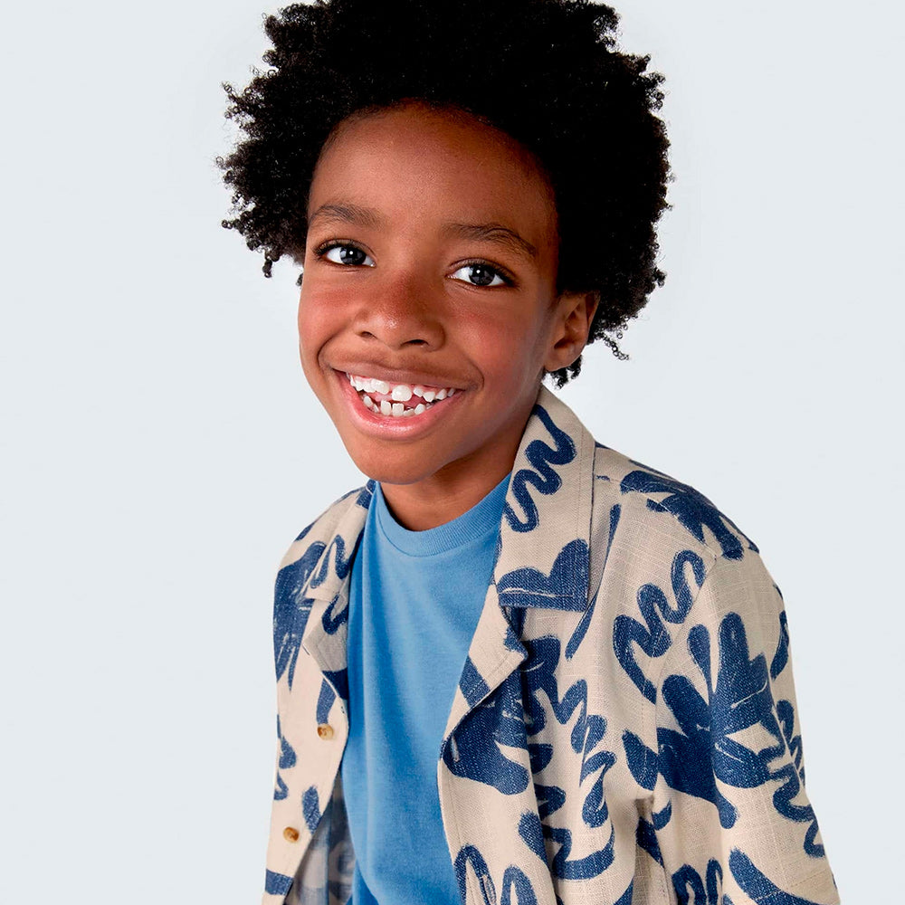 Camiseta Manga Curta Hering Slim Masculino - Azul