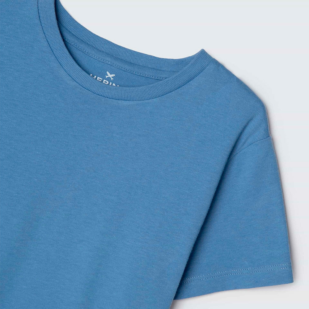 Camiseta Manga Curta Hering Slim Masculino - Azul