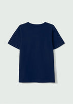 Camiseta Manga Curta Marinho Hering Infantil - Masculina