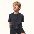 Camiseta Manga Curta Slim Básica Hering Infantil Masculino - Cinza