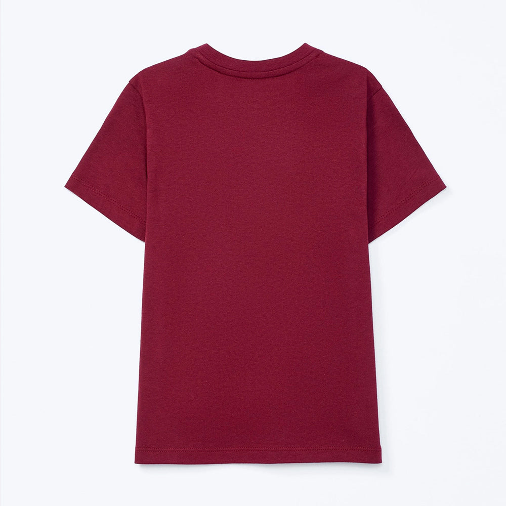 Camiseta Manga Curta Slim Hering Bebê Masculina - Vinho