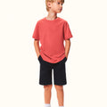 Camiseta Manga Curta Slim Hering Infantil Masculina - Vermelho