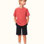 Camiseta Manga Curta Slim Hering Infantil Masculina - Vermelho