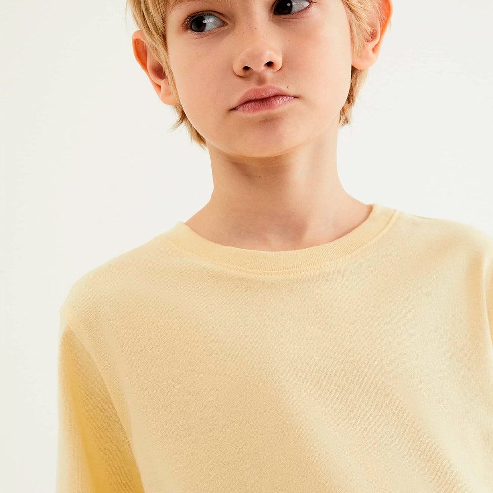 Camiseta Manga Curta Slim Hering Básica Masculino - Amarelo