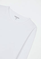 Camiseta Manga Longa Básica Branca Hering - Unissex