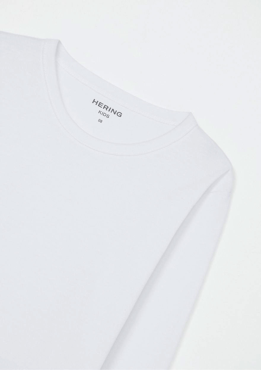 Camiseta Manga Longa Básica Branca Hering - Unissex