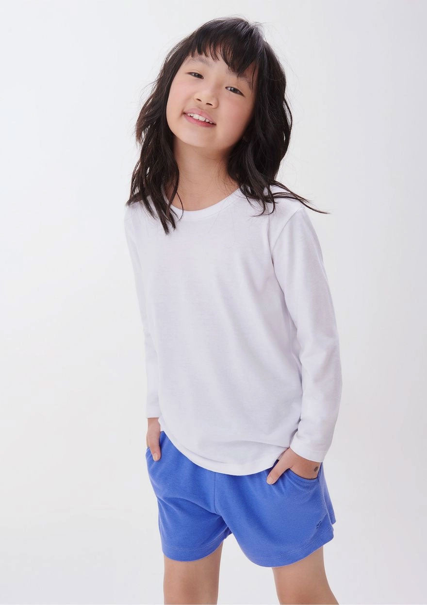 Camiseta Manga Longa Básica Branca Hering - Unissex