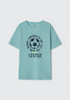 Camiseta Manga Curta Football Verde Hering Infantil - Masculina