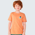 Camiseta Manga Curta Laranja com Estampa Coqueiro Hering Infantil - Masculino