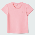 Blusinha Manga Curta Rosa Hering Infantil - Feminina