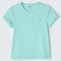 Blusinha Manga Curta Verde Claro Hering Infantil - Feminina