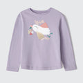 Blusinha Manga Longa Special Delivery Lilás Hering Infantil - Feminina