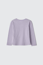 Blusinha Manga Longa Special Delivery Lilás Hering Infantil - Feminina
