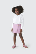 Blusa Manga Longa Flamê Branca Elástico Hering Infantil - Feminina