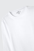 Camiseta Manga Longa Branca Básica Hering Infantil - Masculina