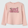 Blusinha Manga Longa Life's Great Rosa Hering Infantil - Feminina